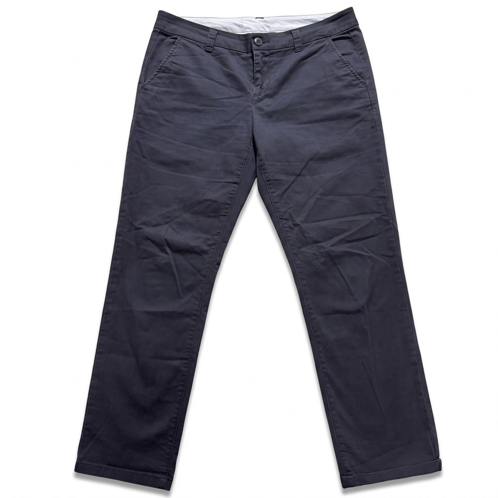Stylus Womens 6 Navy Chino Pants Preppy Casual Trouser